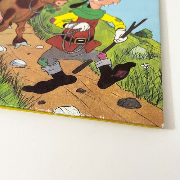 Vtg 1982 Walt Disney Productions Presents Goofy On The Hillside Disney Book - Picture 3 of 16